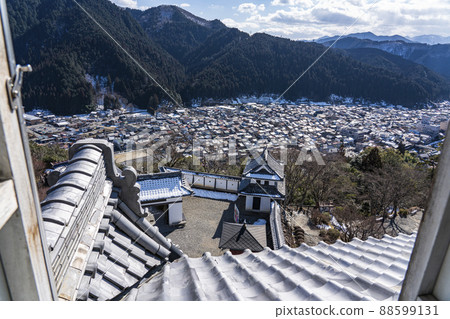 View from Gujo Hachiman Castle castle tower 88599131