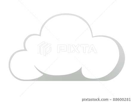 雲插圖素材 88600281