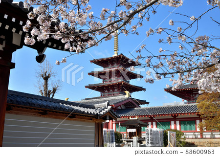 四天王寺（五層塔）[大阪府大阪市天王寺區] 88600963