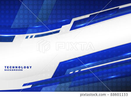 Abstract tech gradient blue design decorative artwork style. Abstract tech gradient blue design decorative artwork style. 88601133