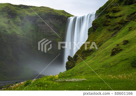 Skogafoss waterfall in southern Iceland 88601166