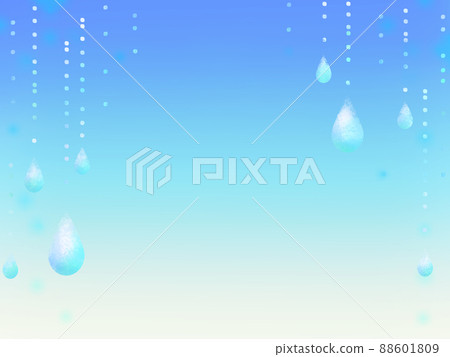 童話雨和漸變背景 88601809