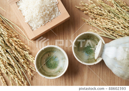 Japanese sake image Japanese sake image 88602393