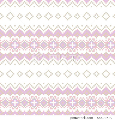 Snowflakes Fair Isle Seamless Pattern Design Snowflakes Fair Isle Seamless Pattern Design 88602629
