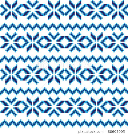 Christmas Fair Isle Seamless Pattern Design Christmas Fair Isle Seamless Pattern Design 88603005