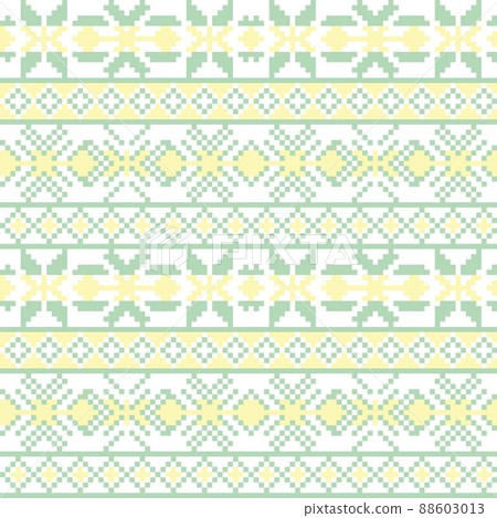 Christmas Fair Isle Seamless Pattern Design Christmas Fair Isle Seamless Pattern Design 88603013