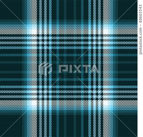 Blue Ombre Plaid textured Seamless Pattern 88603543