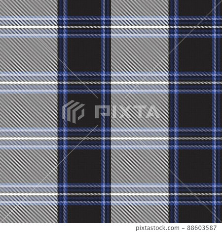 Blue Ombre Plaid textured Seamless Pattern Blue Ombre Plaid textured Seamless Pattern 88603587