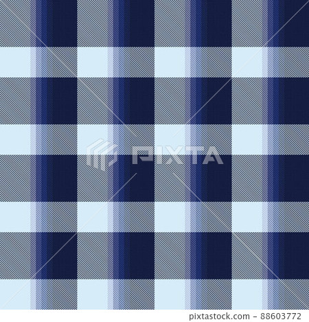 Blue Ombre Plaid textured Seamless Pattern 88603772
