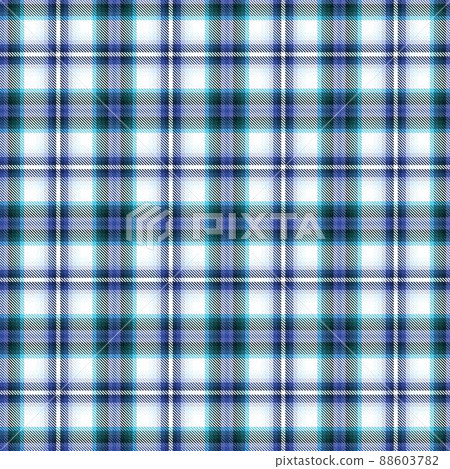 Blue Ombre Plaid textured Seamless Pattern 88603782