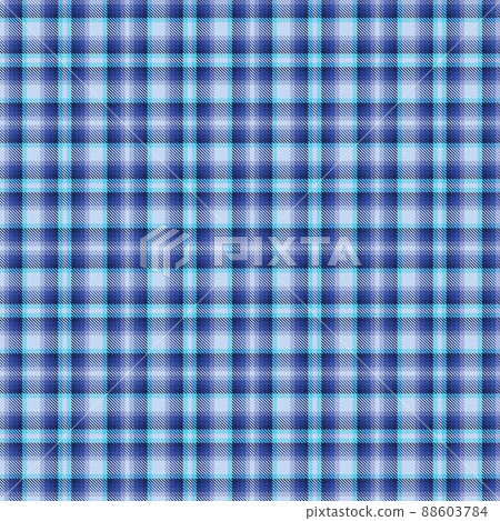 Blue Ombre Plaid textured Seamless Pattern 88603784