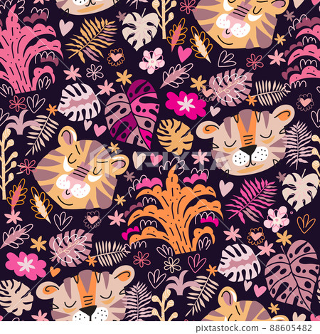Tiger baby pattern 7 Tiger baby pattern 7 88605482
