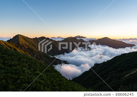 Harinokidake Ushirotateyama山脈 Harinokidake Ushirotateyama山脈 88606245