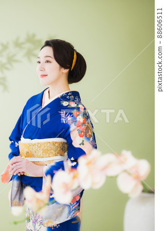 Blue Houmongi 88606511