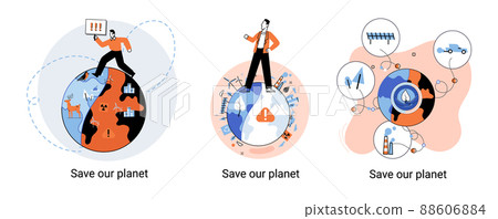 Change climate. Nature biodiversity mother earth. Metaphor of climate change and saving planet, World Environment Day Change climate. Nature biodiversity mother earth. Metaphor of climate change and saving planet, World Environment Day 88606884