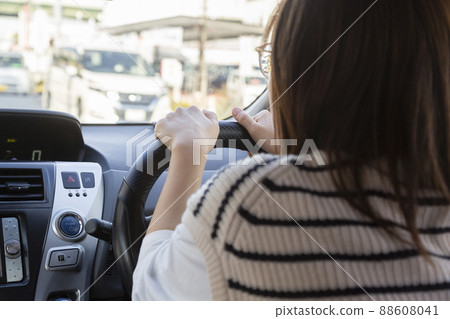 Woman driving Woman driving 88608041