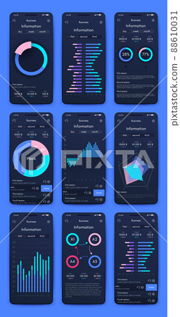 Vector graphics infographics with mobile phone. Template for creating mobile applications, workflow layout, diagram, banner, web design, business reports Vector graphics infographics with mobile phone. Template for creating mobile applications, workflow layout, diagram, banner, web design, business reports 88610031