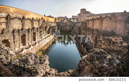 Sassuolo - Modena -the Peschiera Ducale or Fontanazzo - italian landmarks monuments - ITALY Sassuolo - Modena -the Peschiera Ducale or Fontanazzo - italian landmarks monuments - ITALY 88610215