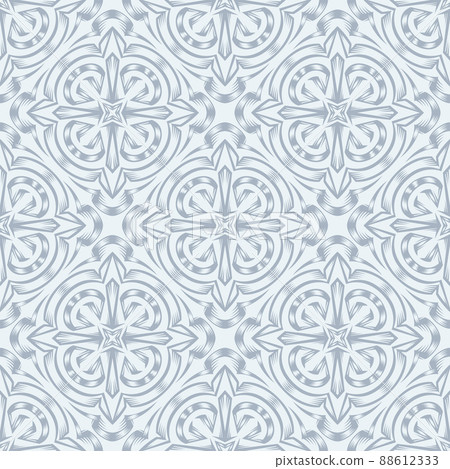 Ceramic tile seamless pattern. Wall or floor texture. Absrtract decorative porcelain pottery. 88612333