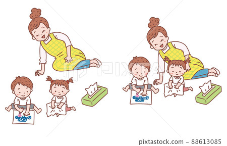 孩子們在玩圖畫 孩子們在玩圖畫 88613085