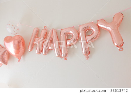 Message on the wall Happy Birthday 88613742