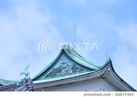 名古屋城和小天守閣(愛知縣名古屋市,2021) 名古屋城和小天守閣(愛知縣名古屋市,2021) 88614363