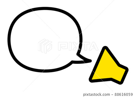 擴音器和講話泡泡 88616059