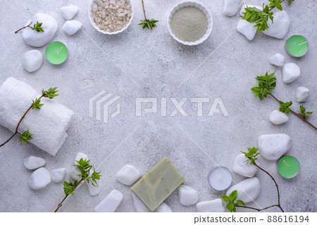 Spa concept. Natural beauty cosmetics 88616194