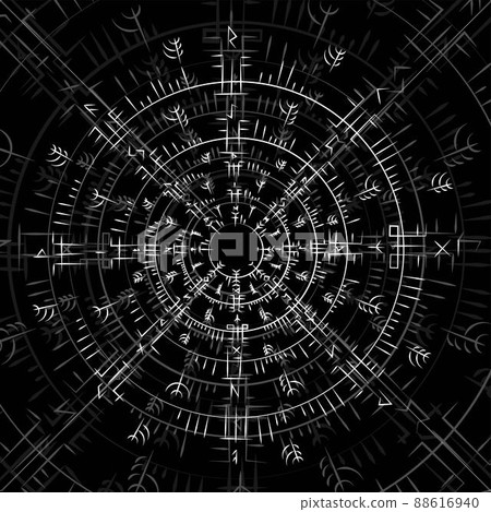 White runic symbols background 88616940