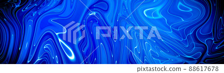 Liquid marbling paint texture background. Fluid painting abstract texture, Intensive color mix wallpaper. 88617678