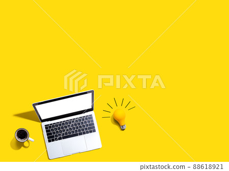 Computers with a light bulb 88618921