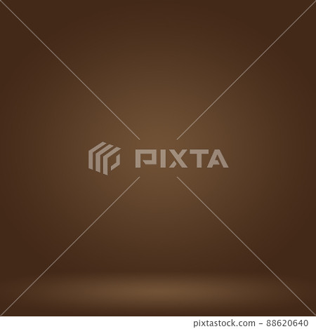 Abstract Smooth Brown wall background layout design,studio,room,web template,Business report with smooth circle gradient color 88620640
