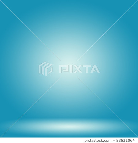 Abstract Luxury gradient Blue background. Smooth Dark blue with Black vignette Studio Banner. 88621064