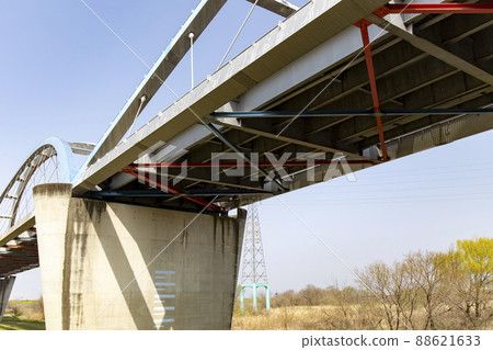 Shin Mikuni Bridge over Watarase River Shin Mikuni Bridge over Watarase River 88621633