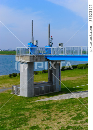 Owada drainage gutter pipe, Ichikawa City, Chiba Prefecture 88623195