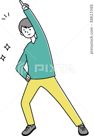 成年男性1號帶線指點姿勢 成年男性1號帶線指點姿勢 88623388