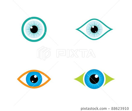 Eye vector icon - Stock Illustration [88623910] - PIXTA