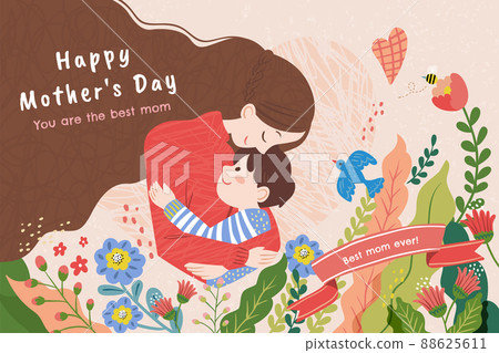 Hand drawn Mother's Day card 88625611