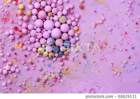 Colorful paint and polka dot abstract background Colorful paint and polka dot abstract background 88629131