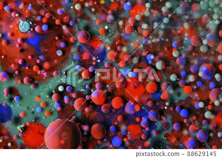 Colorful paint and polka dot abstract background Colorful paint and polka dot abstract background 88629145