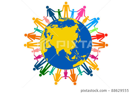 People connecting hands 88629555