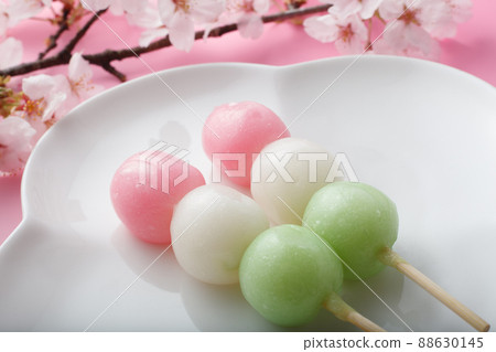 Hanami dumpling cherry blossom spring image Hanami dumpling cherry blossom spring image 88630145