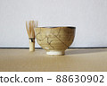 Kintsugi matcha bowl and chasen 88630902