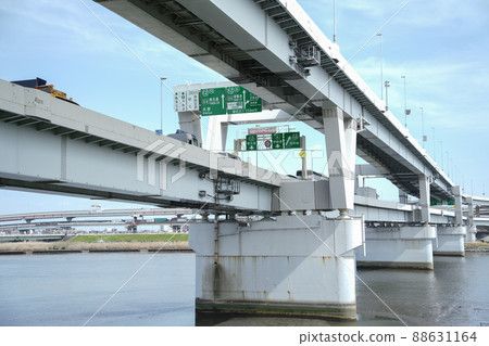 Shinarakawa Bridge, Sumida-ku, Tokyo Shinarakawa Bridge, Sumida-ku, Tokyo 88631164