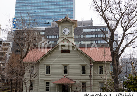 Sapporo clock tower Sapporo clock tower 88631198