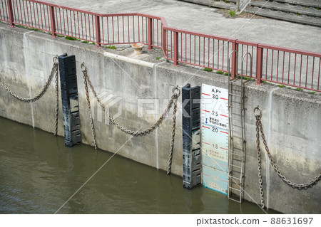 Arakawa Lock Gate, Edogawa-ku, Tokyo Arakawa Lock Gate, Edogawa-ku, Tokyo 88631697