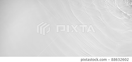 banner transparent white colored clear calm water surface texture  88632602