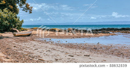 Beautiful view of the coast of Masoala National Park in Madagascar Beautiful view of the coast of Masoala National Park in Madagascar 88632839