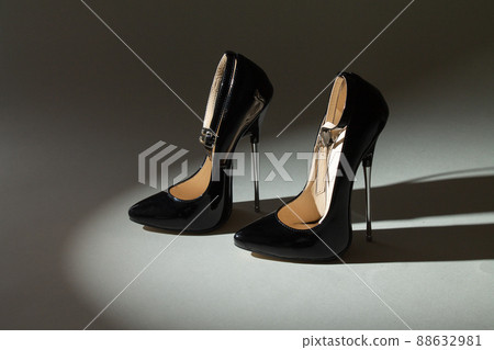 fetish black shine extreme high heels fetish black shine extreme high heels 88632981
