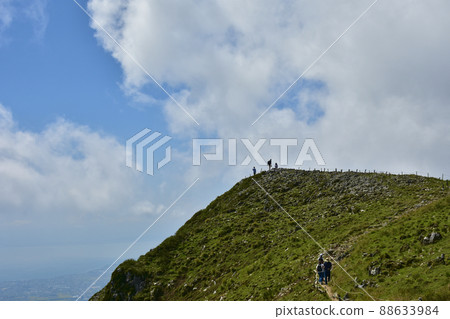 Mt. Ibuki, Maibara City, Shiga Prefecture West Mountain Trail August 88633984